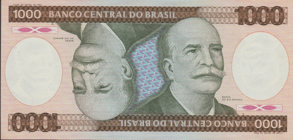 Imagem da frente da cédula