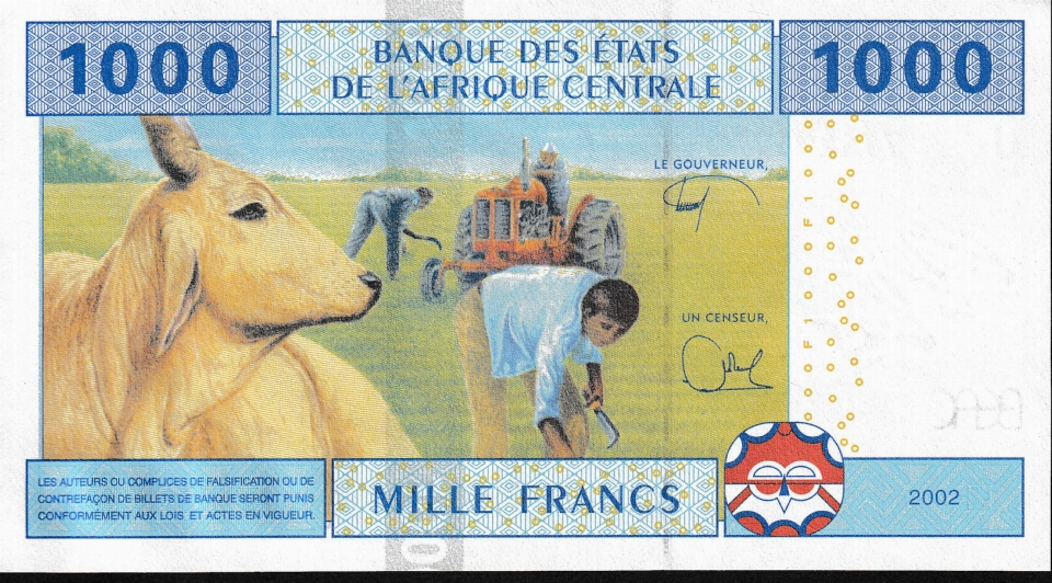 Imagem do verso da cédula